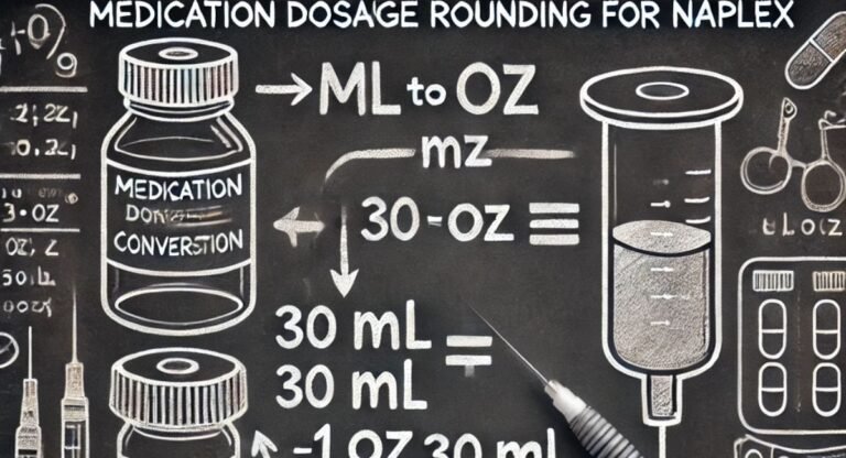 rounding ml in an oz naplex 30